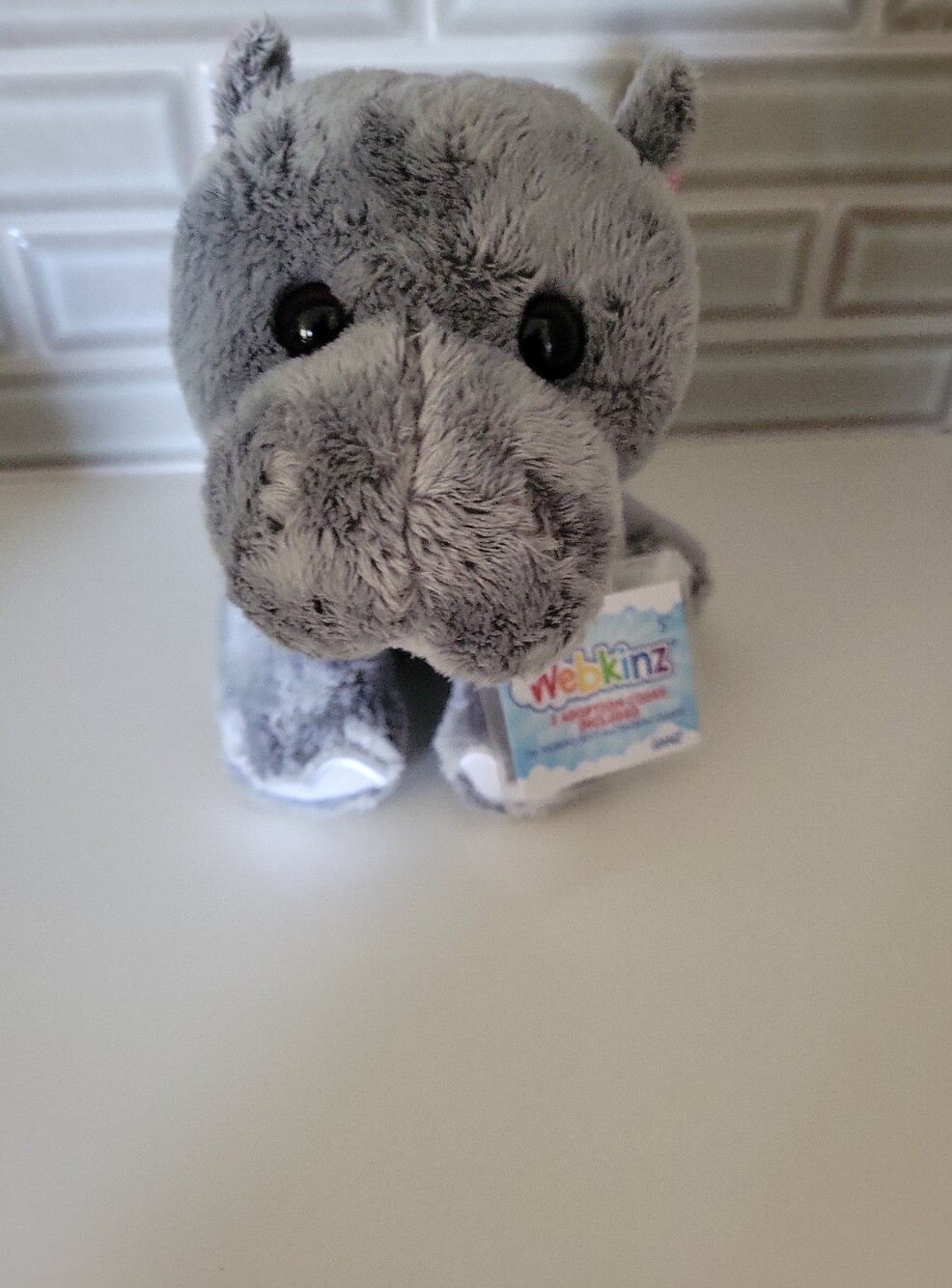 NWT Webkinz Gray Hippo Ganz Plush w/2 Sealed Codes for Classic & Next